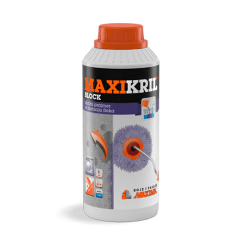 Akrilni prajmer 1L za blokadu fleka MAXIKRIL Block MAXIMA